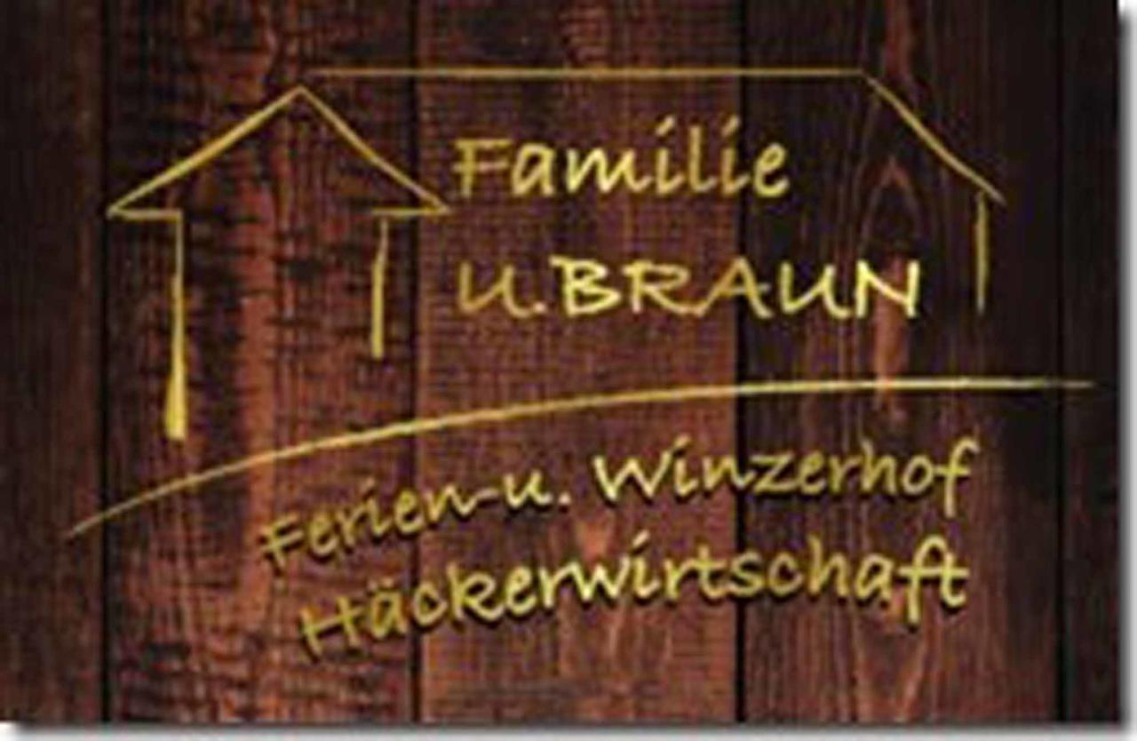 Ferien- Und Winzerhof Ute Braun Apartment Nordheim am Main Exterior foto